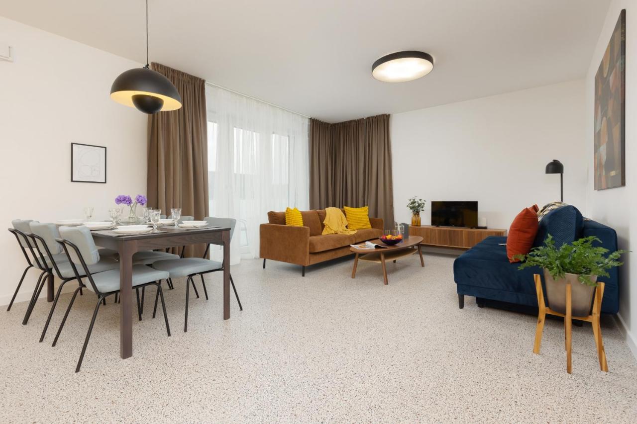 Trendy & Spacious 3-Room Apartament Warsaw Wilanow By Noclegi Renters Exteriör bild